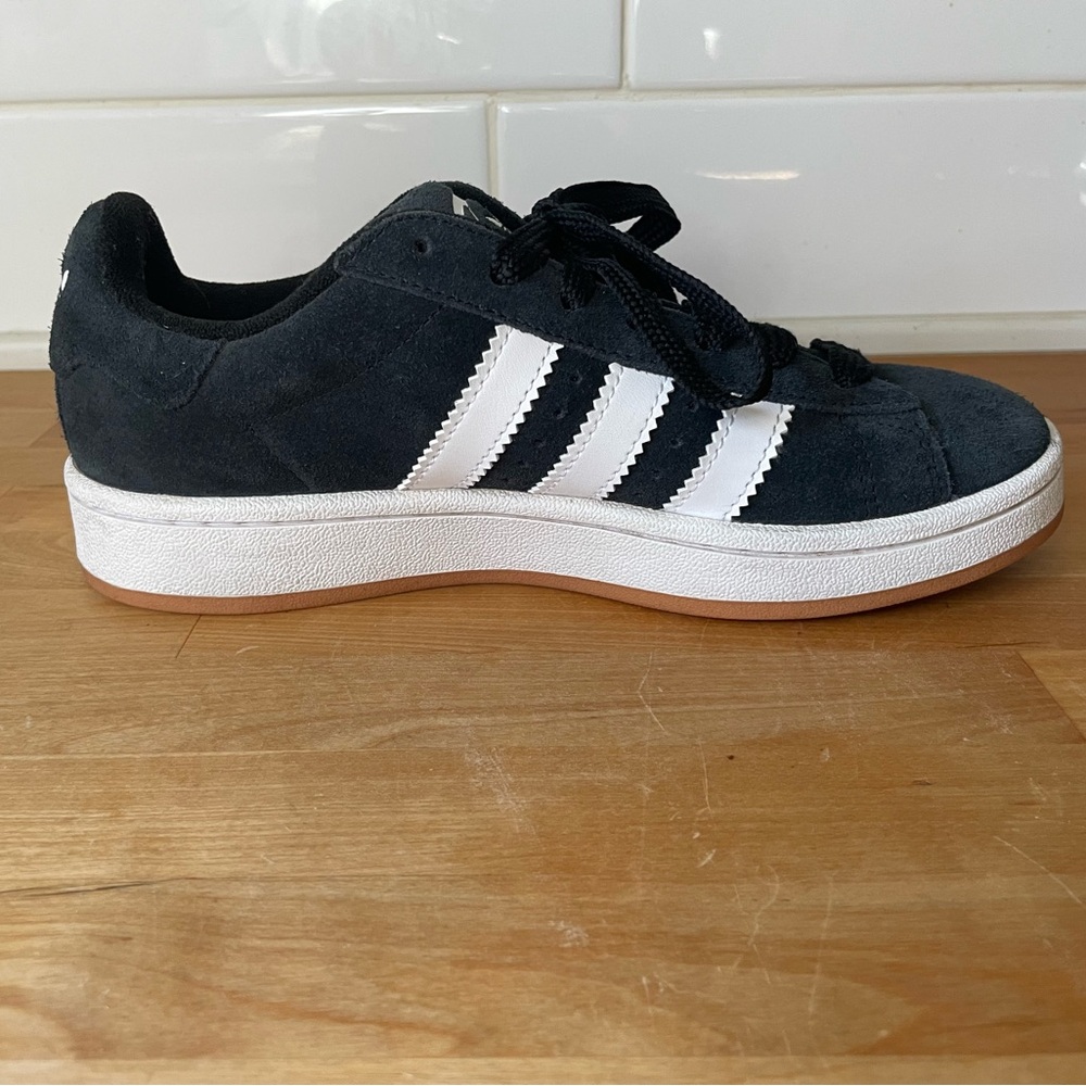 Adidas Navy and White Campus Sneakers - Picture 6 of 11